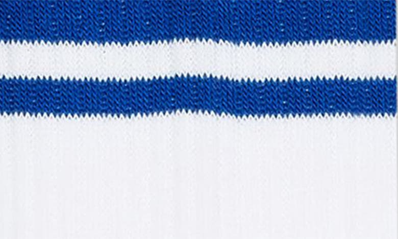 Shop Nike 3-pack Dri-fit Everyday Essentials Crew Socks In White/ Game Royal/ Game Royal