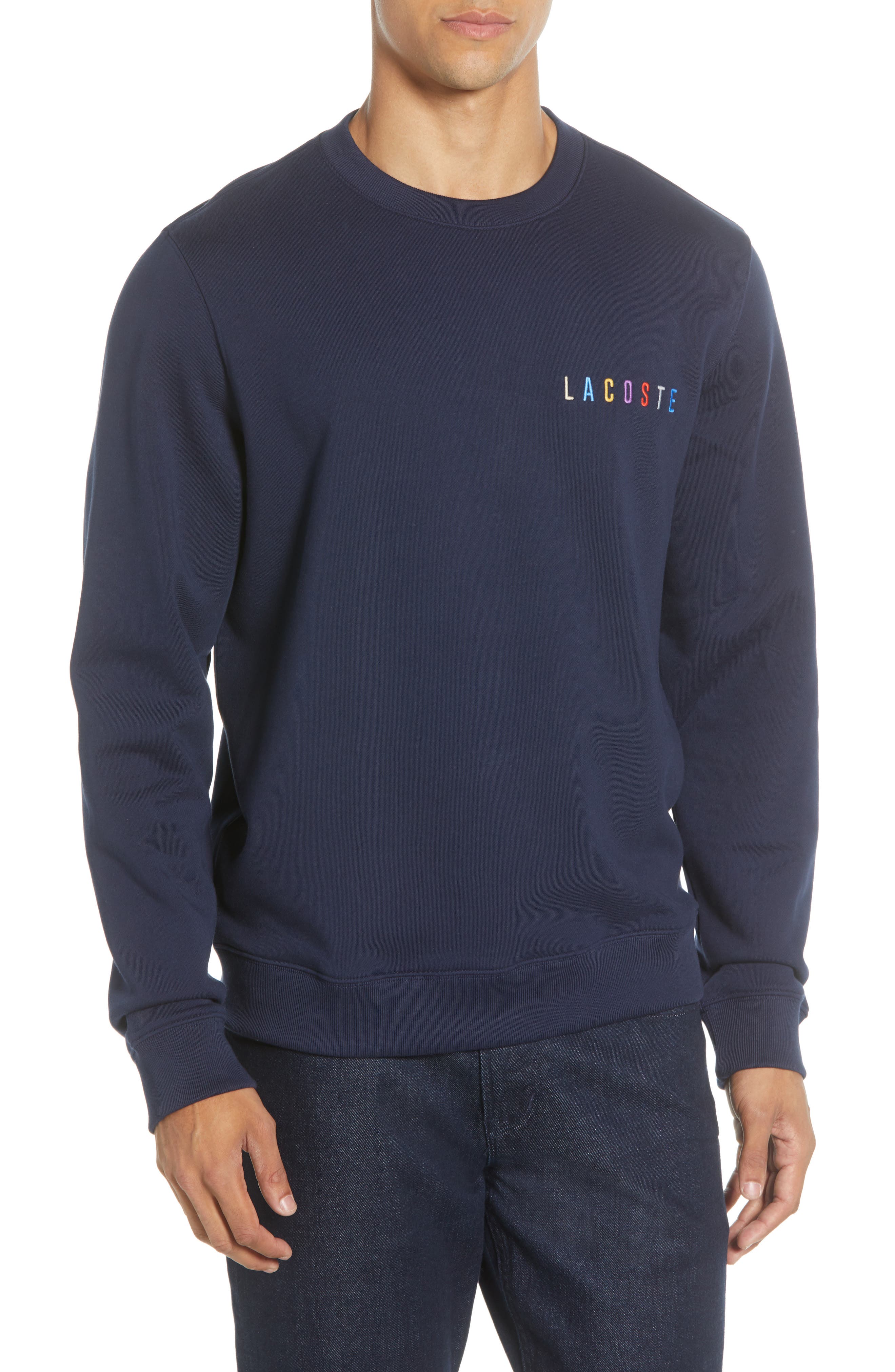 lacoste long sleeve t shirt black