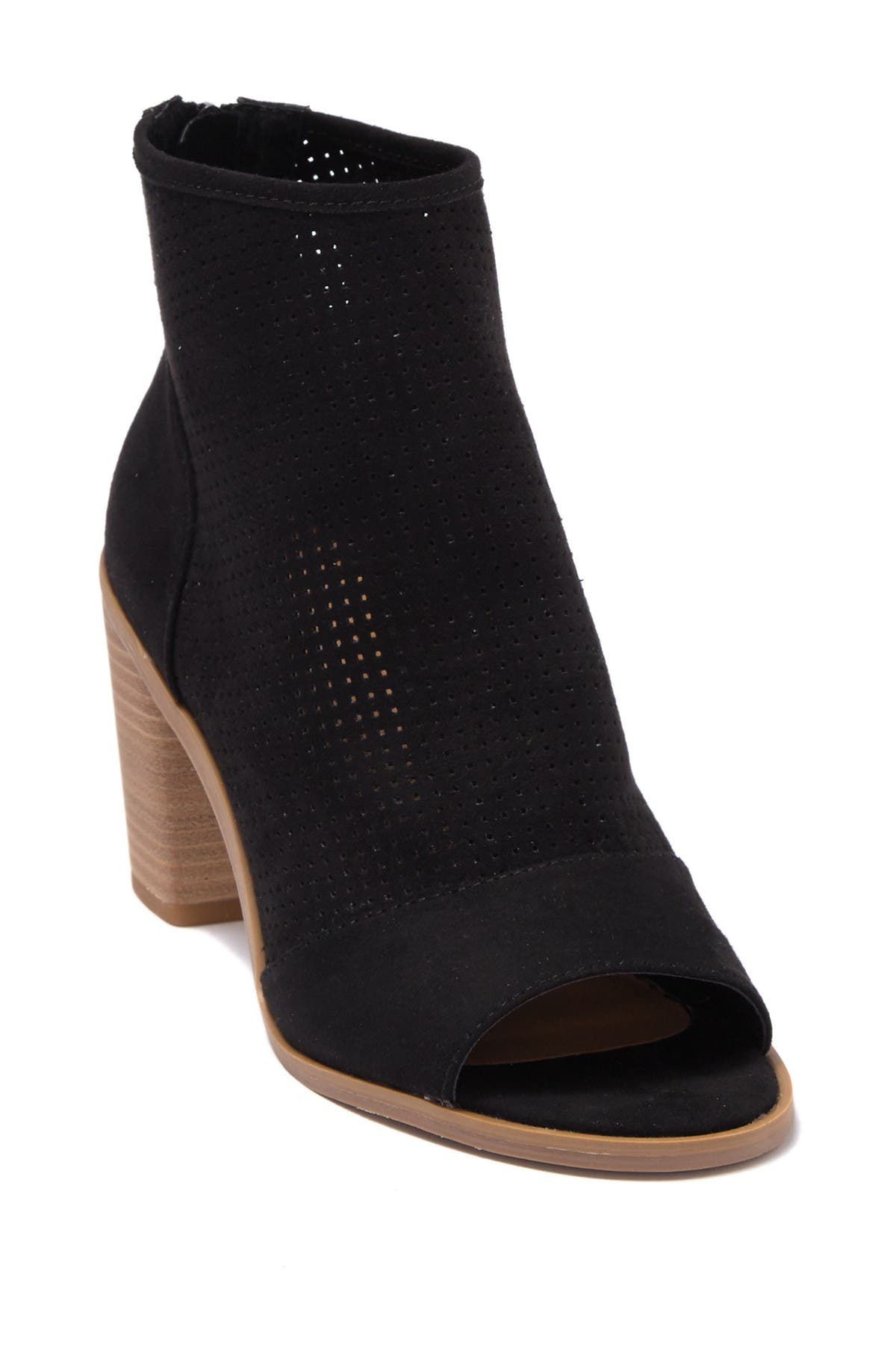 Abound | Perforated Peep Toe Bootie 