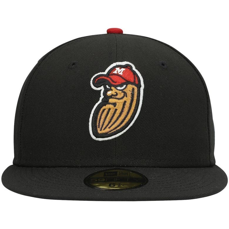 New Era Black Modesto Nuts Authentic Collection Team Home 59fifty