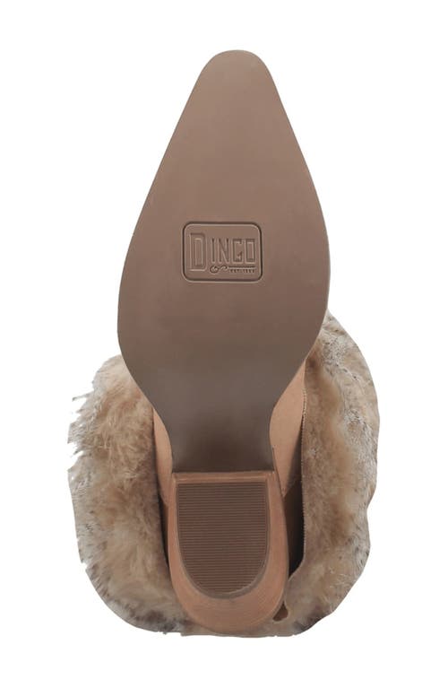 Shop Dingo Snuggle Faux Fur Western Boot In Camel