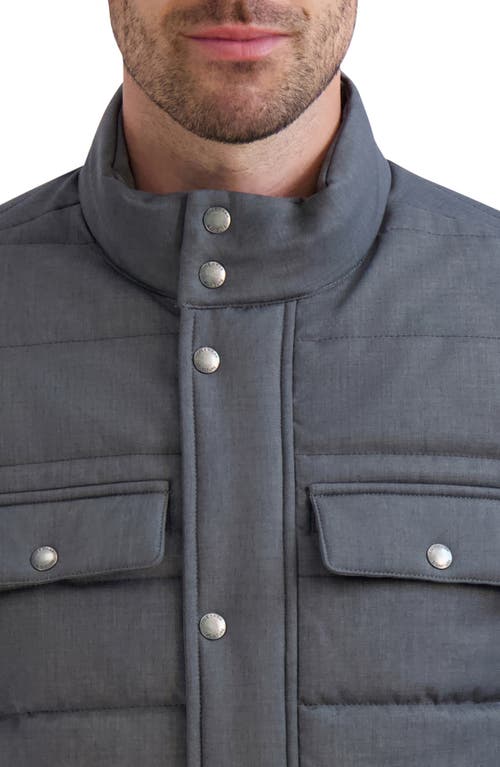 Cole Haan Signature Quilted Jacket In Light Grey