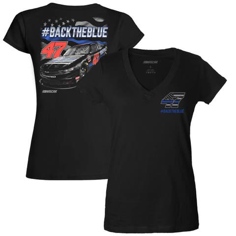 Lids Bill Elliott Checkered Flag Legends 3-Spot T-Shirt - Black