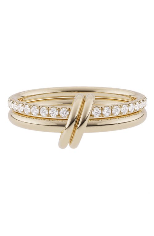 Spinelli Kilcollin Ceres Deux Linked Rings in Yellow Gold at Nordstrom, Size 7