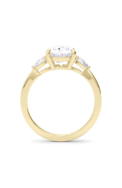 HAUTECARAT HAUTECARAT OVAL & PEAR CUT LAB CREATED DIAMOND RING 