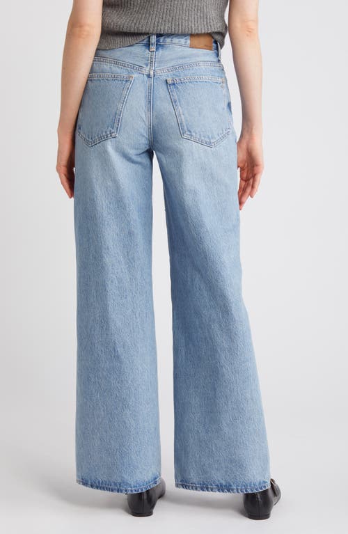 Shop Madewell High Waist Superwide Leg Jeans In Invermere Wash