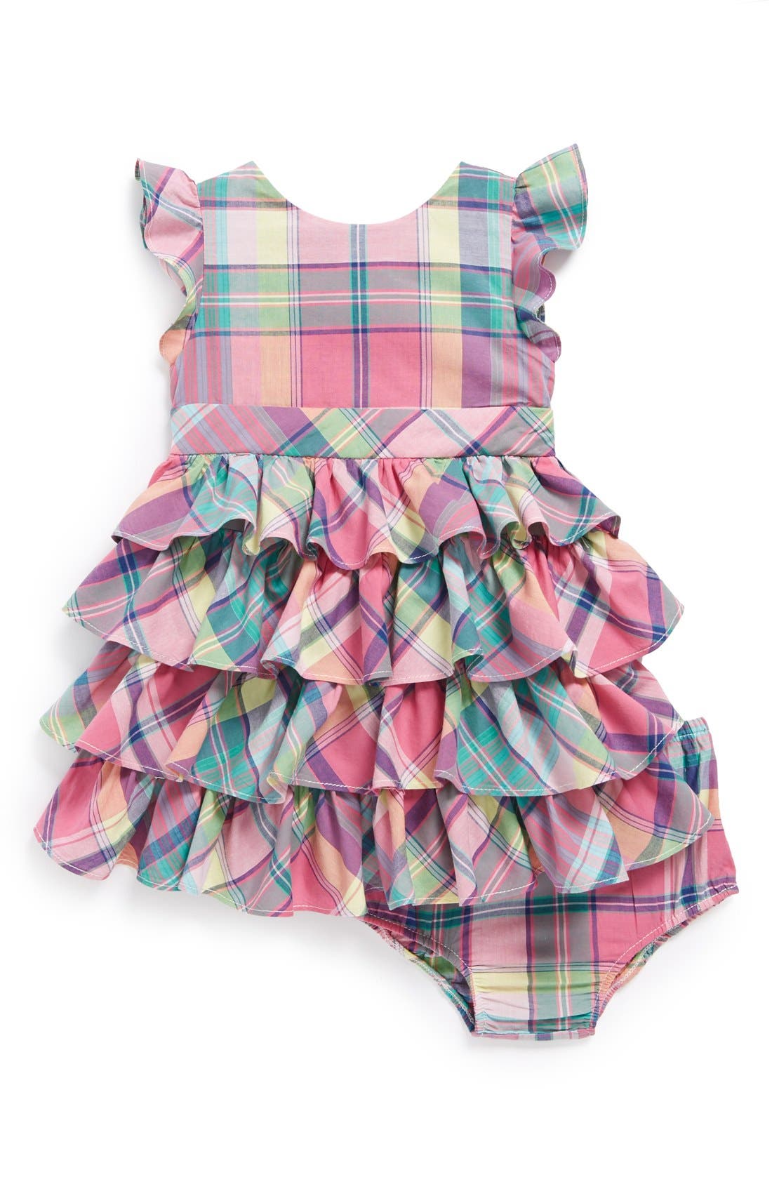 ralph lauren plaid baby dress