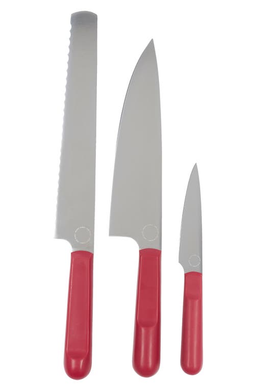 Our Place 3-Piece Kitchen Knife Set in Rosa at Nordstrom
