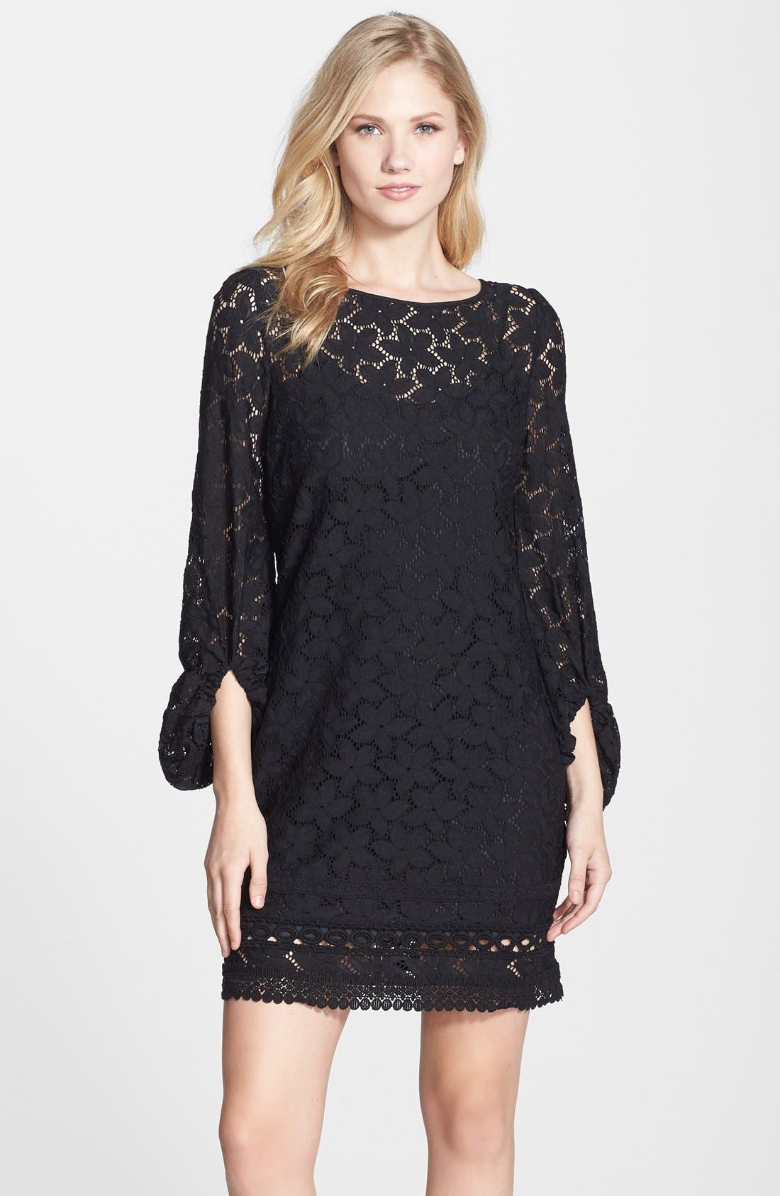 laundry by shelli segal lace sheath dress