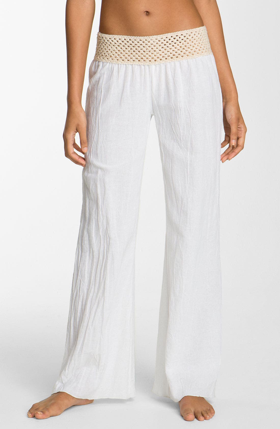 Elan Crochet Waistband CoverUp Pants Nordstrom