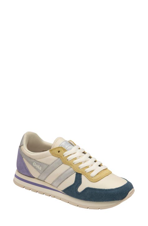 Buy Gola womens Coaster sneakers in off white/green online from gola.