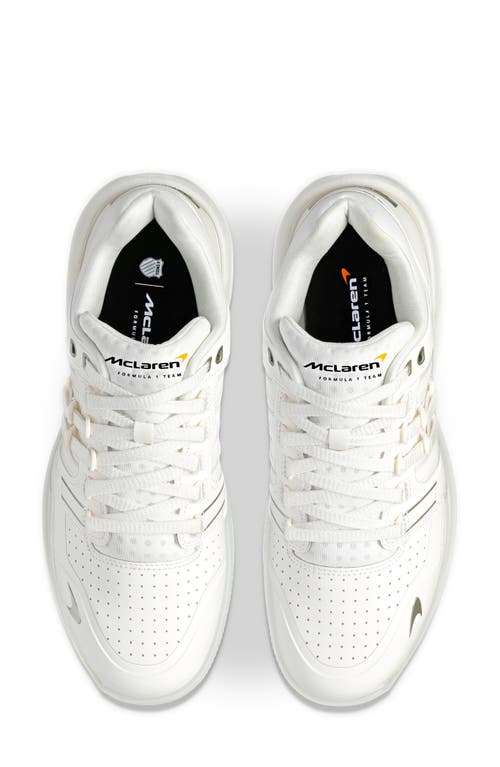 K-swiss X Mclaren Si-18 Ultrashot Sneaker In Snow White/white