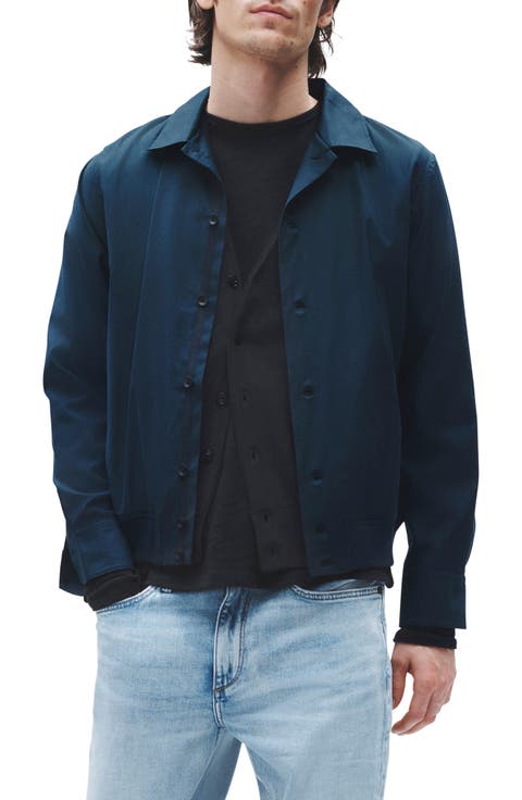 Henderson Filled Shirt Jacket - Forest Green | rag & bone