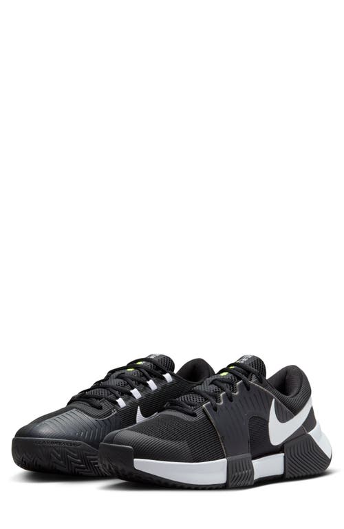 Shop Nike Zoom Gp Challenge Clay Court Tennis Shoe In Black/white/black