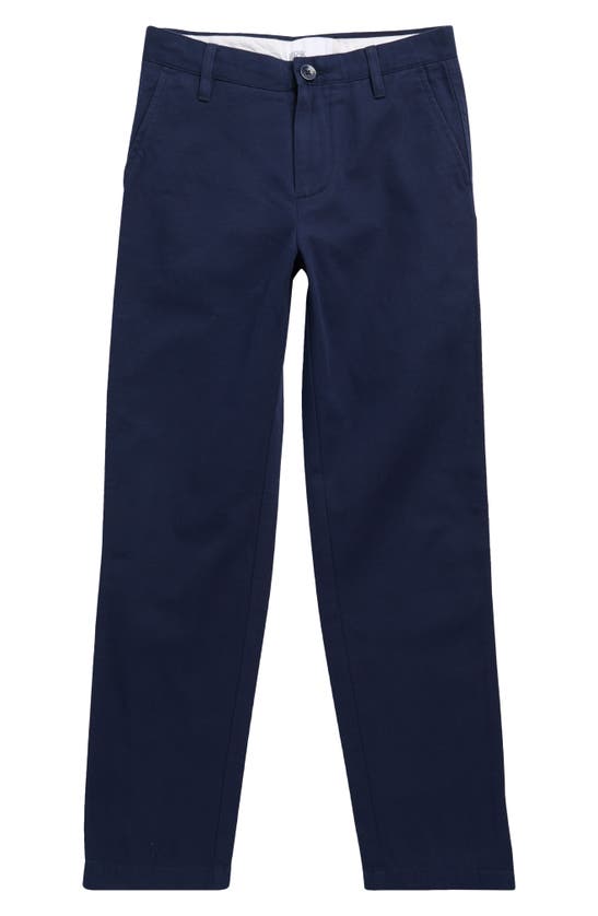 Nordstrom Rack Kids' Cotton Chino Pants In Navy Peacoat