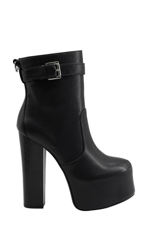 Ziginy Ona Platform Bootie In Black