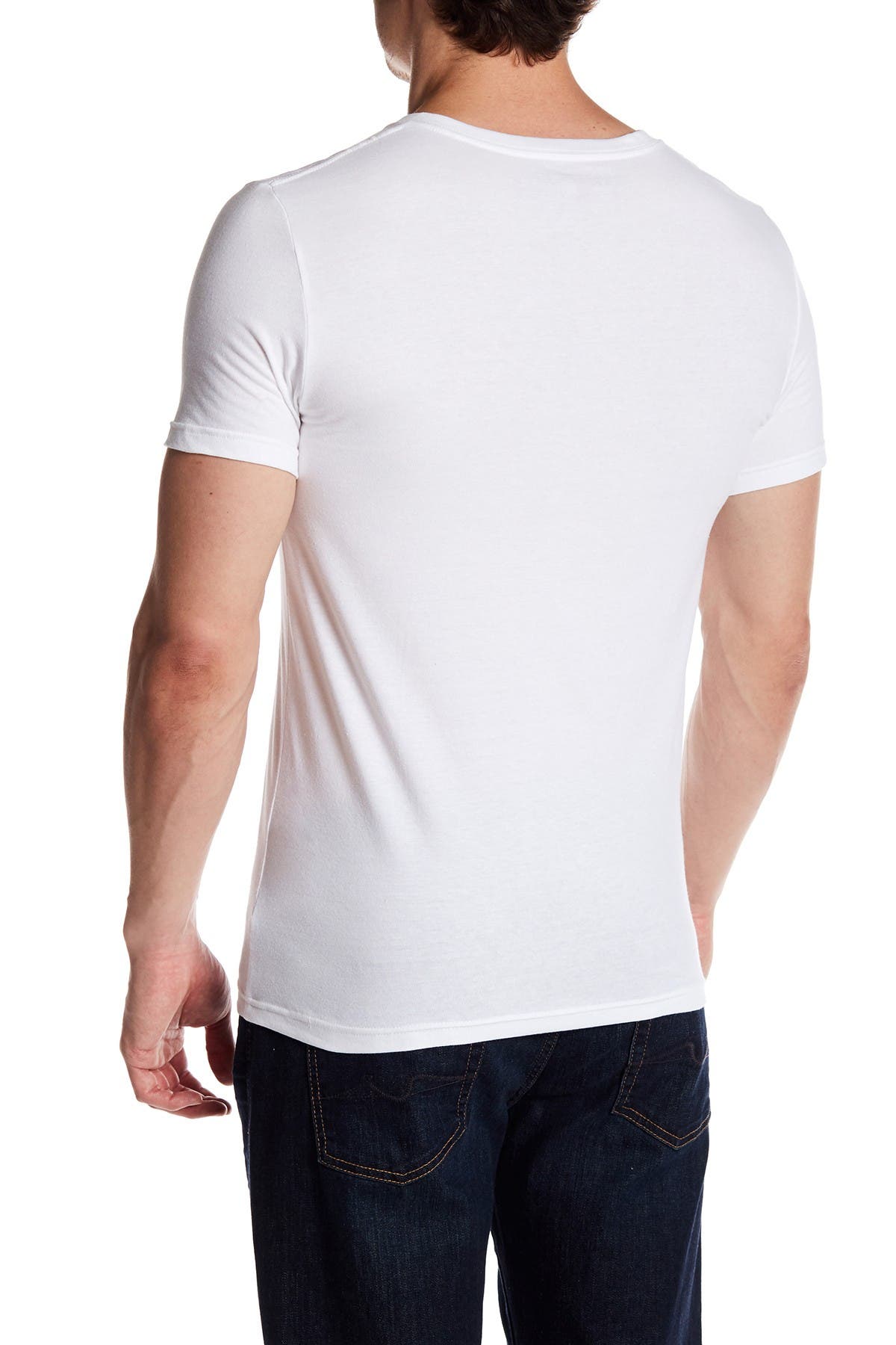 NORDSTROM RACK Stretch Cotton Trim Fit 