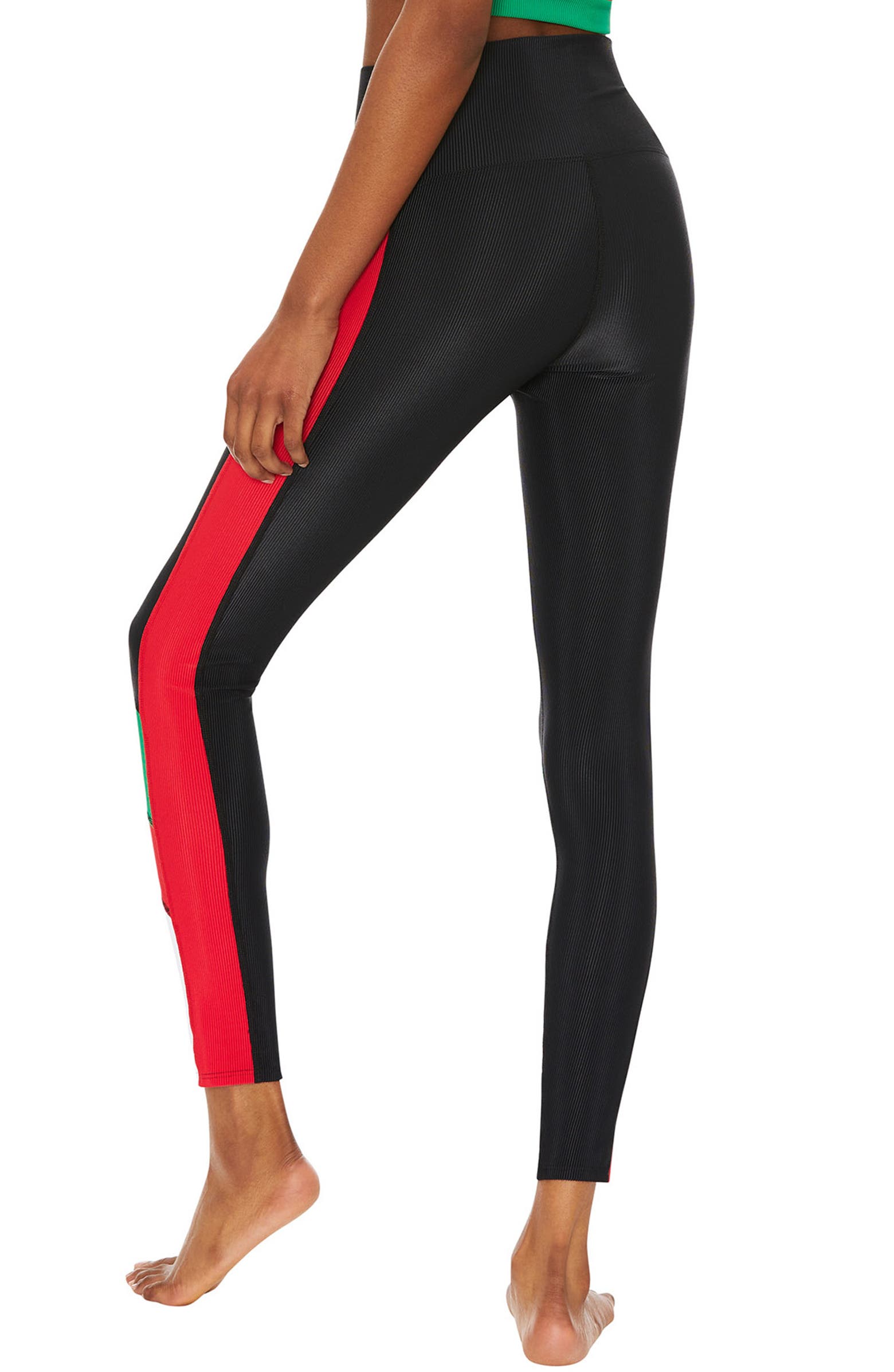 Beach Riot Bailey Colorblock High Waist Rib Leggings | Nordstrom