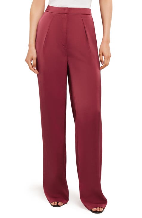 Pastel Purple Heavy Butterfly Net Pant Straight main image 1