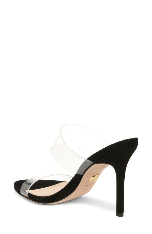Veronica Beard Asha Sandal In Black/clear