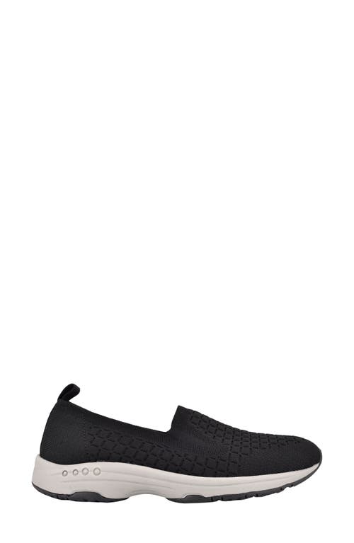 Shop Easy Spirit Eco Tech 2 Slip-on Sneaker In Black/black Fabric