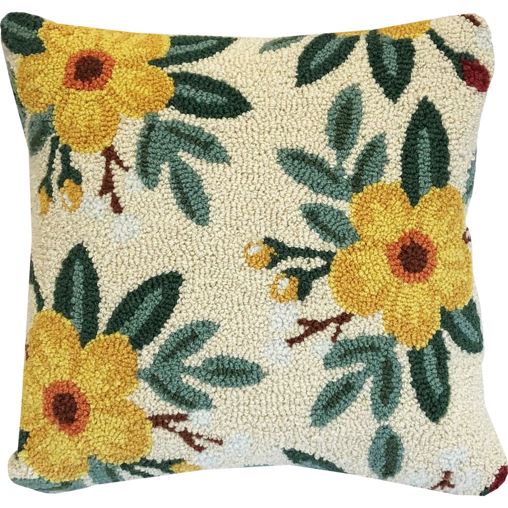 R16 Home Harper Floral Throw Pillow In Cream Multi