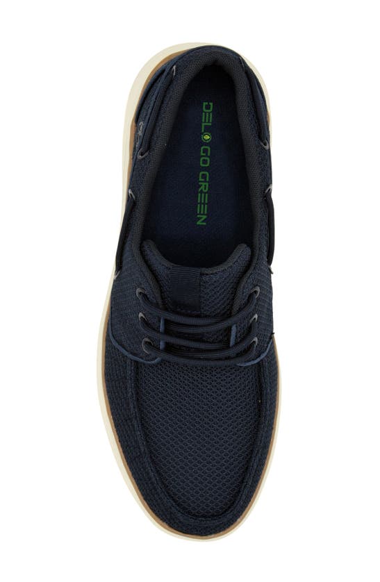 Delo Go Green Slip-on Boat Shoe In Navy