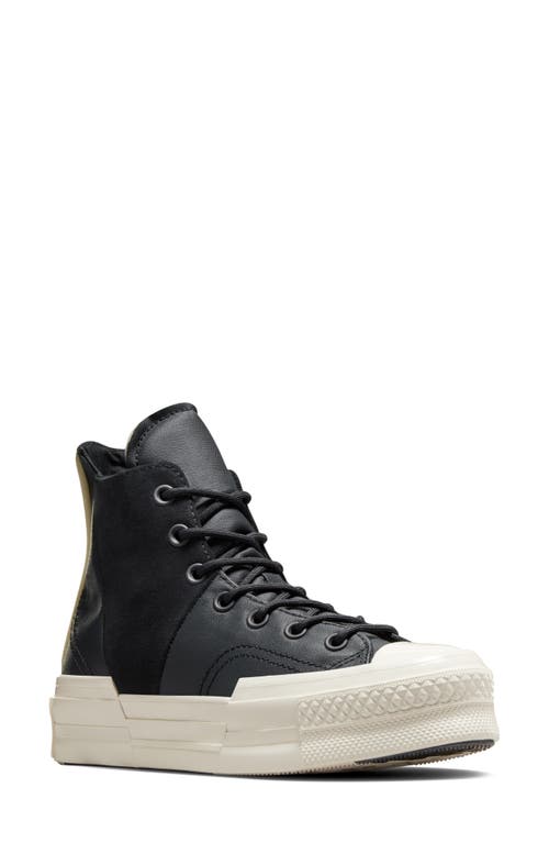 Converse Chuck Taylor All Star 70 Plus High Top Sneaker in Black/Egret/Black at Nordstrom, Size 6 Women's