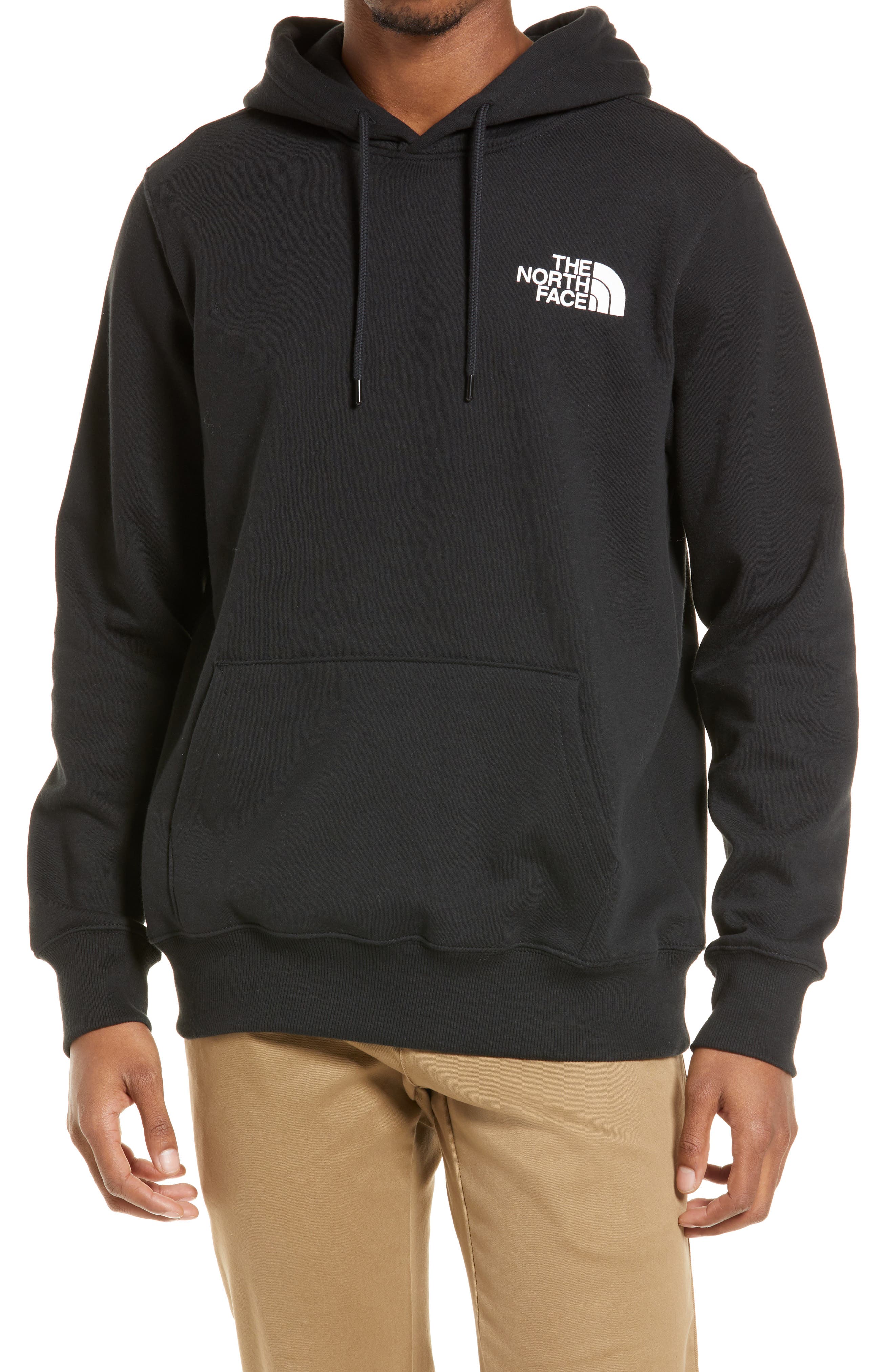 north face black hoodie