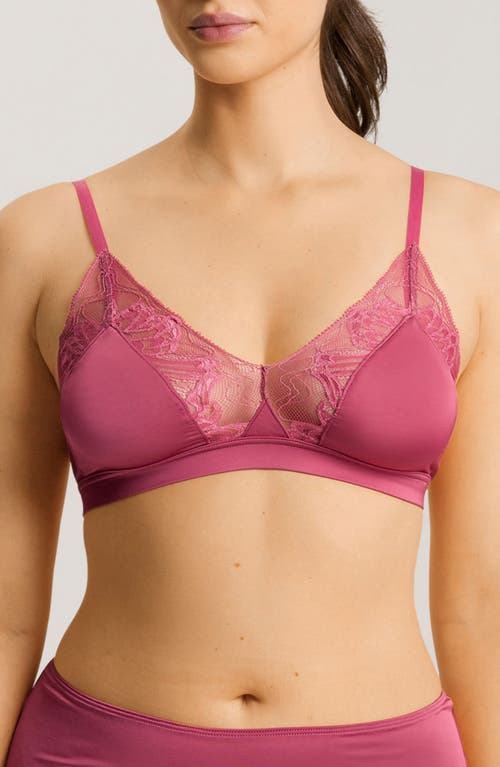 Shop Hanro Eva Soft Cup Bra In Rose Wine