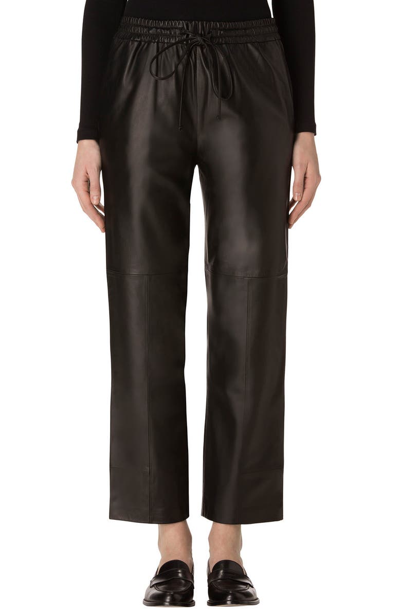 J Brand Amari Crop Leather Pants | Nordstrom