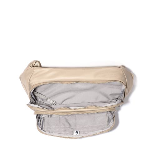 Shop Baggallini On The Go Large Belt Bag Waist Pack In Taupe Twill