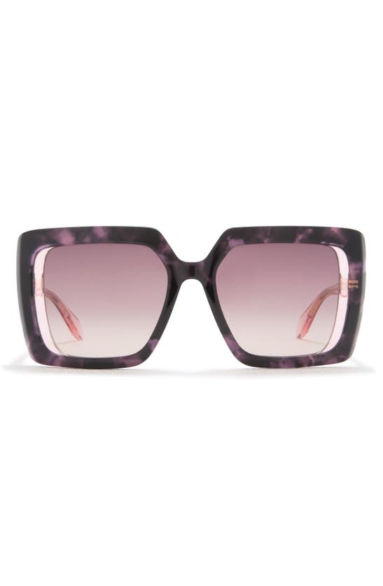 Just Cavalli 53mm Square Sunglasses In Purple