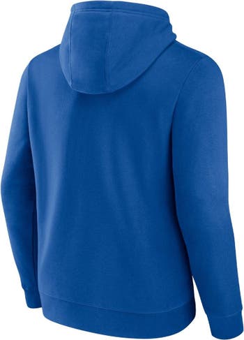 Men's Los Angeles Dodgers Majestic Royal Utility Pullover Hoodie