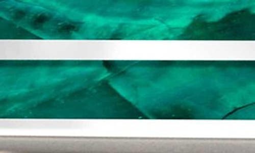 M Clip M-clip® Mother-of-pearl Tie Clip In Silver/teal
