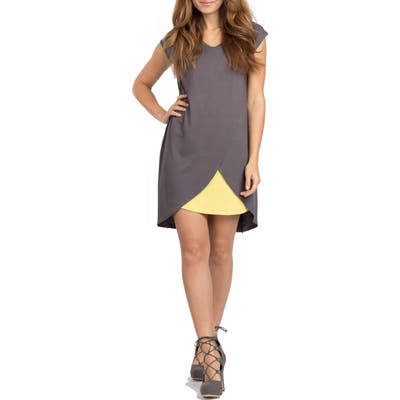 Savi Mom Lille Maternity/nursing Tunic Dress, Grey