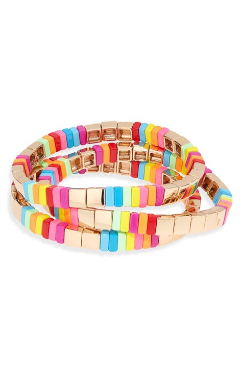 Rainbow Brite Set of 3 Bracelets | Roxanne Assoulin