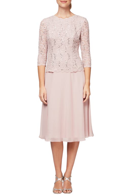 Alex Evenings Faux Two-Piece Cocktail Dress at Nordstrom