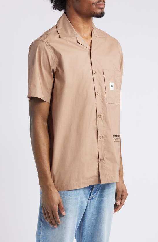 Shop Cat Wwr Desert Camp Shirt In Peyote