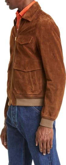 A2 Suede Bomber Jacket