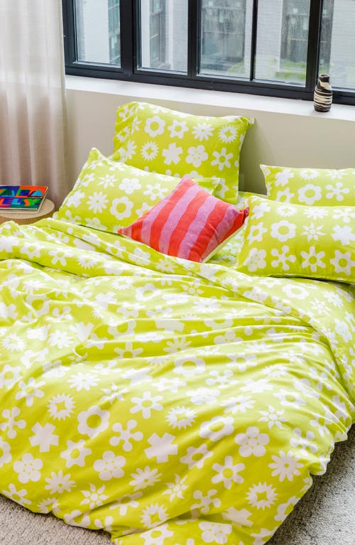 Shop Dusen Dusen Wingdings Duvet Cover & Shams Set In Yellow