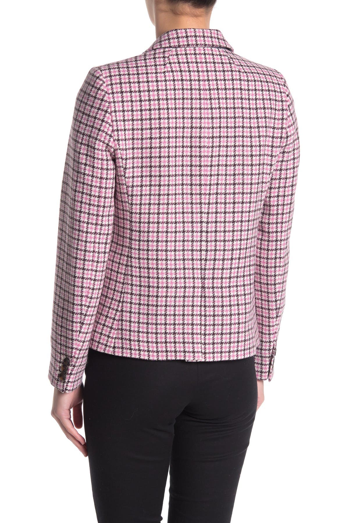 J Crew Rack Houndstooth Wool Blend Blazer Nordstrom Rack