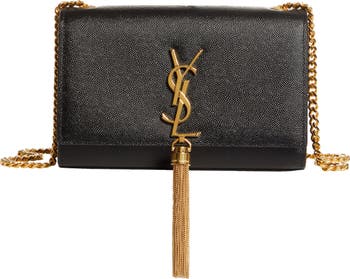 Kate small textured-leather shoulder bag