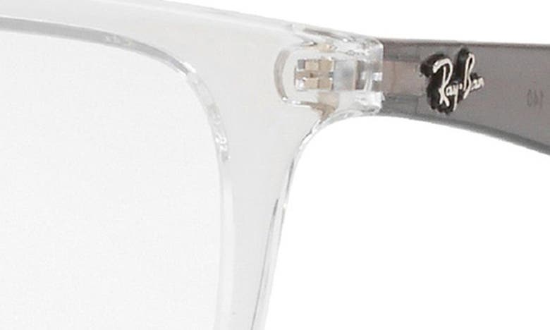 Shop Ray Ban 54mm Optical Glasses In Transparent
