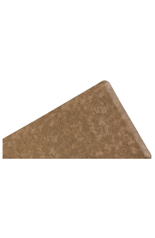 J&v Textiles J And V Textiles Anti-fatigue Embossed Floor Mat In Taupe