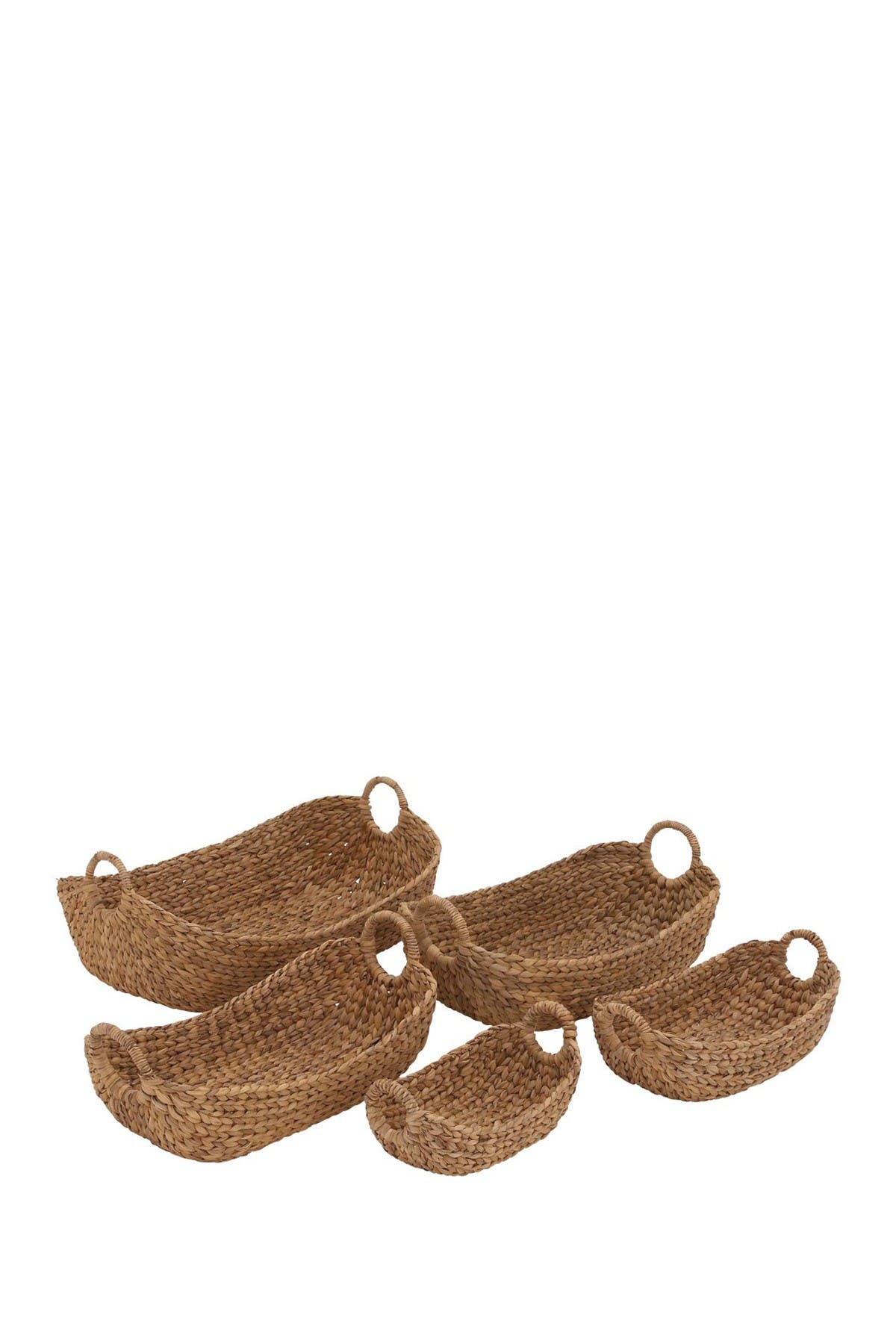 Willow Row Seagrass Basket In Brown ModeSens