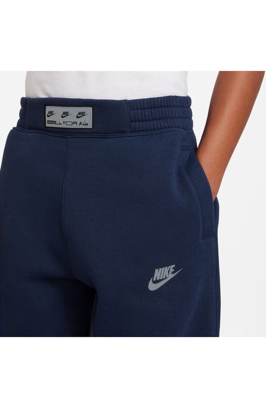 Nike Kids' Culture Of Basketball Sweatpants In Midnight Navy/ White