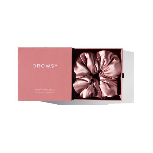 Drowsy Sleep Co . Pillow Scrunchie In Damask Rose