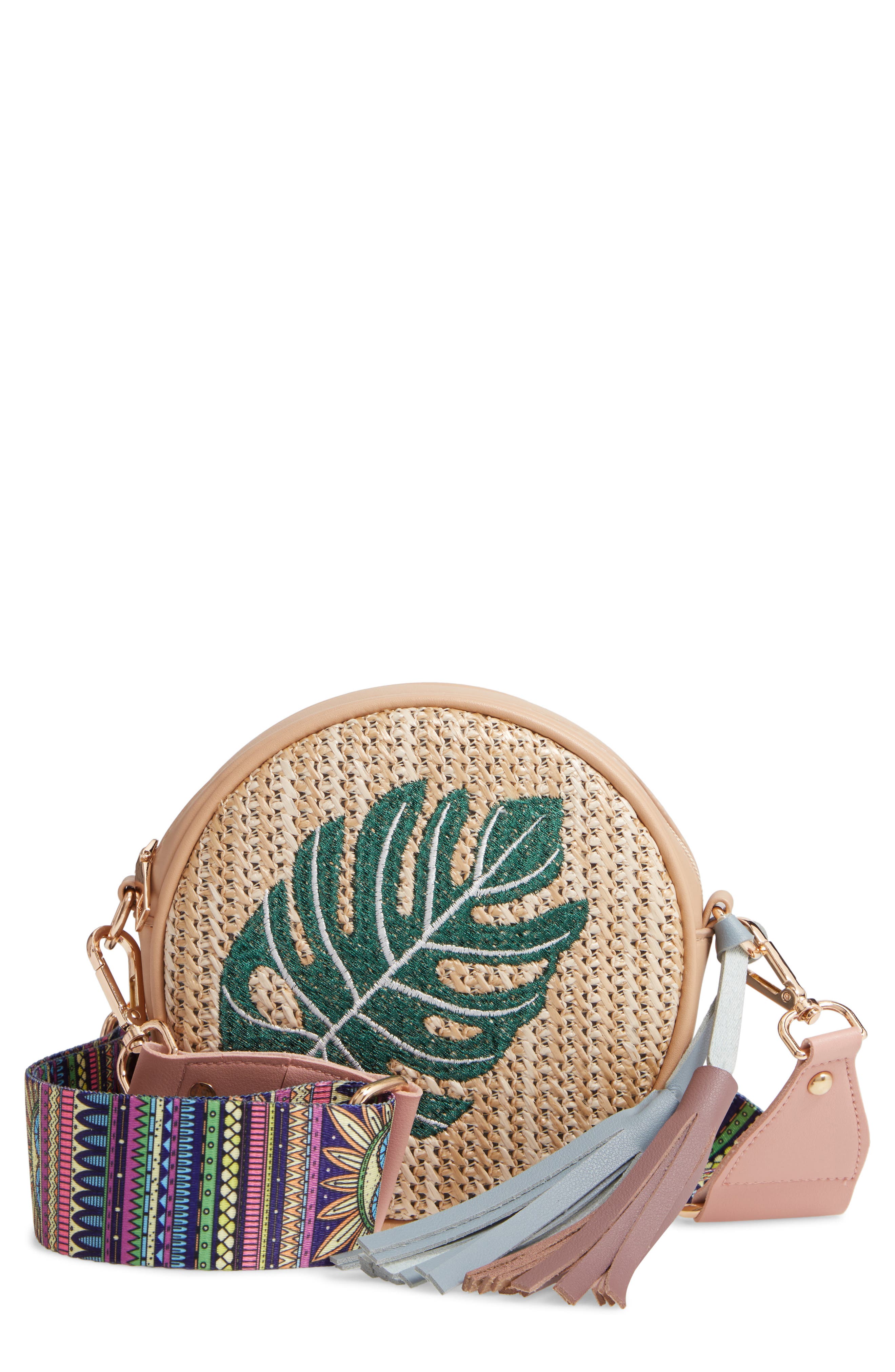 Knotty Woven Round Crossbody Bag Nordstrom