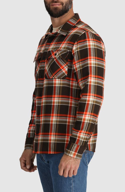 Outdoor Research Feedback Plaid Flannel Overshirt In Grounded Plaid